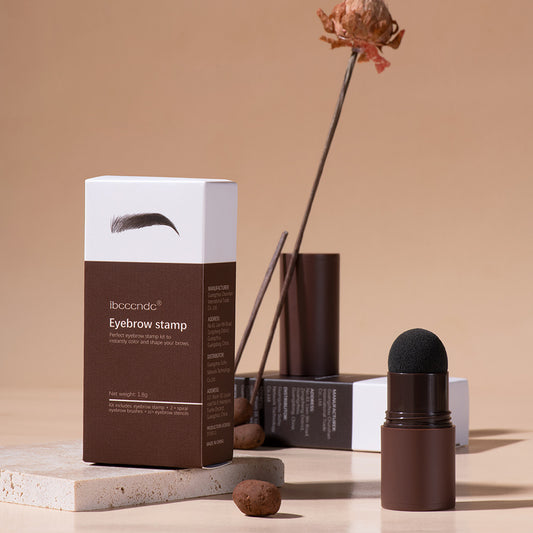 Poudre à Sourcils avec Tampon, Carte à Sourcils, Taille des Sourcils, Crayon à Sourcils