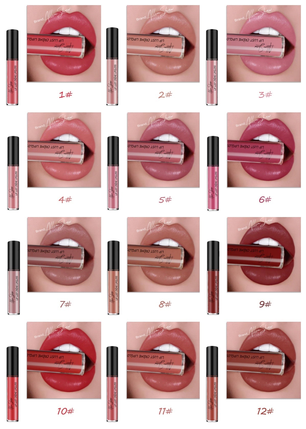 Gloss à lèvres texture crème soyeuse – Exclusivité Shopee internationale"
