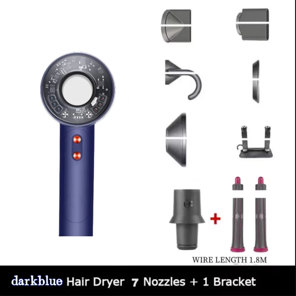 High-speed electric professional hair dryer negative ion hair care fast drying large wind power silent air blower hair dryer