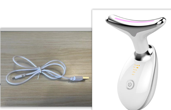 Masseur Électrique Chauffant pour le Cou – EMS, Microcourant, Anti-Rides et Raffermissant