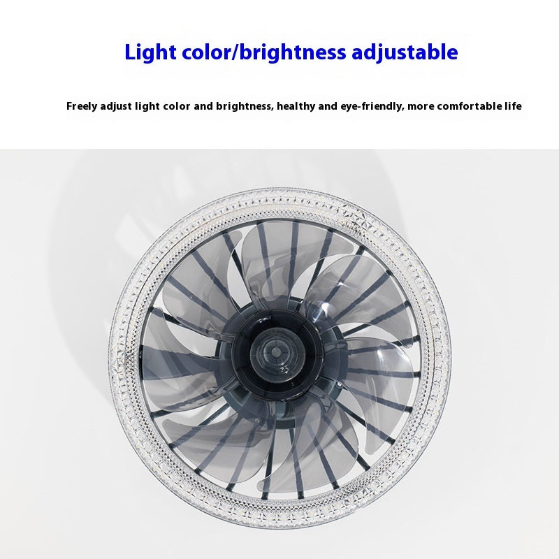 Plafonnier LED 2-en-1 avec Ventilateur Silencieux – Design Moderne et Télécommande