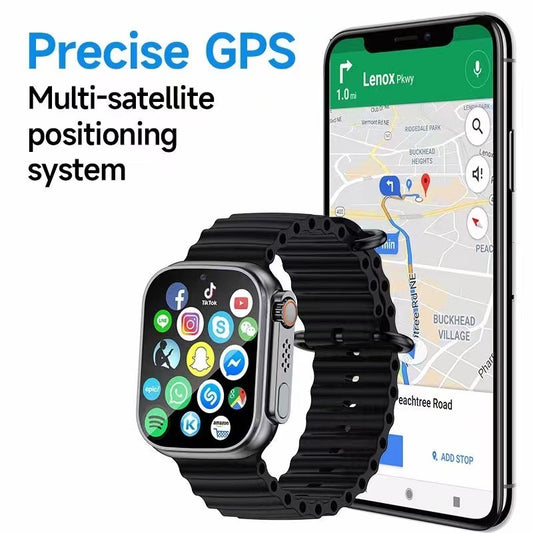 S8 Montre connectée Card, grand écran 1,99 pouces