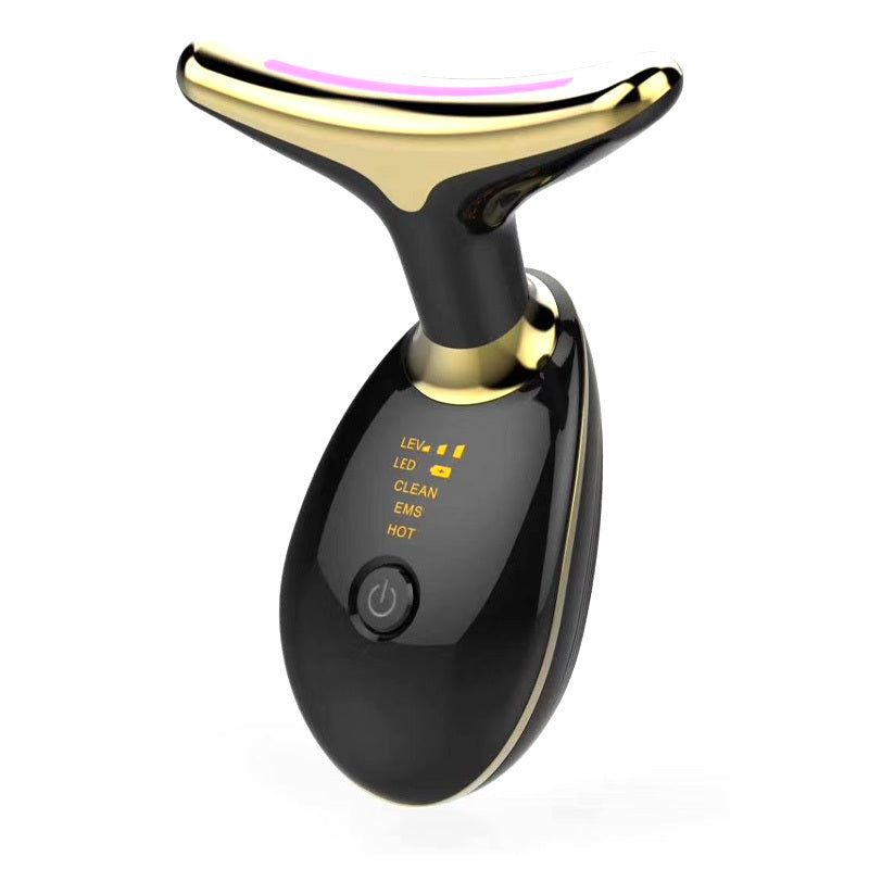 Masseur Électrique Chauffant pour le Cou – EMS, Microcourant, Anti-Rides et Raffermissant