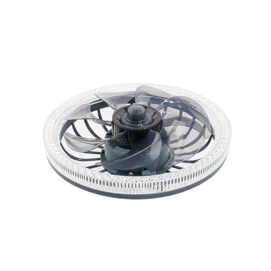 Plafonnier LED 2-en-1 avec Ventilateur Silencieux – Design Moderne et Télécommande