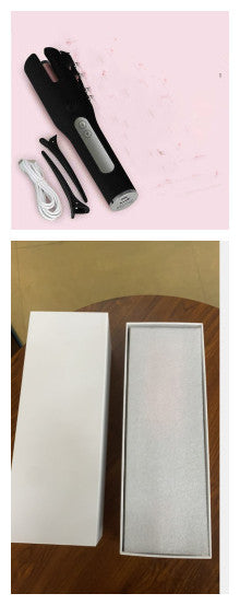 Sans fil Automatique Bigoudi USB LCD Écran En Céramique Chauffage Anti-perm Bigoudi