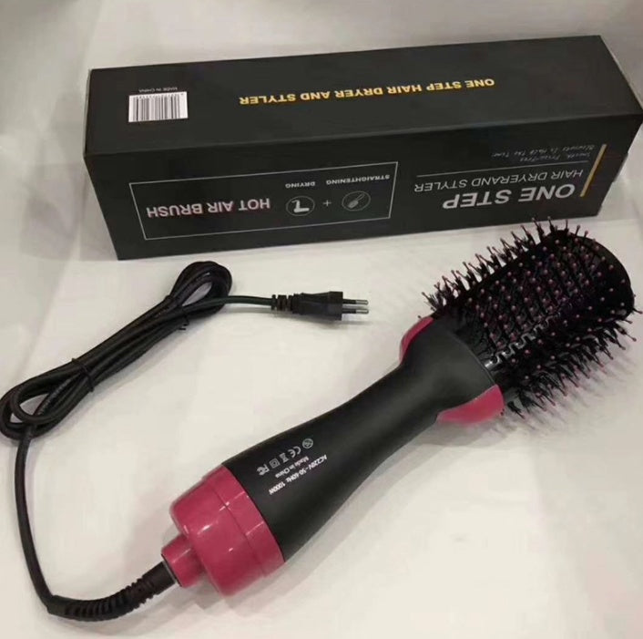 Brosse Soufflante Multifonction 3-en-1 – Sèche-Cheveux, Brosse Lissante et Boucleur | Peigne de Coiffage