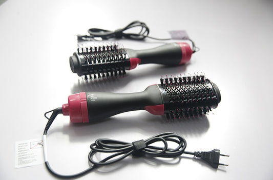 Brosse Soufflante Multifonction 3-en-1 – Sèche-Cheveux, Brosse Lissante et Boucleur | Peigne de Coiffage
