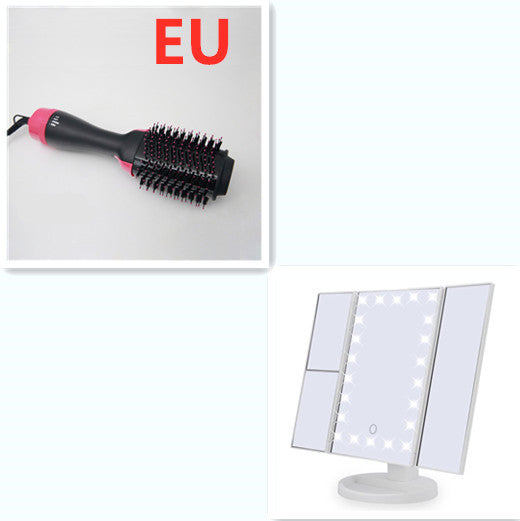 Brosse Soufflante Multifonction 3-en-1 – Sèche-Cheveux, Brosse Lissante et Boucleur | Peigne de Coiffage
