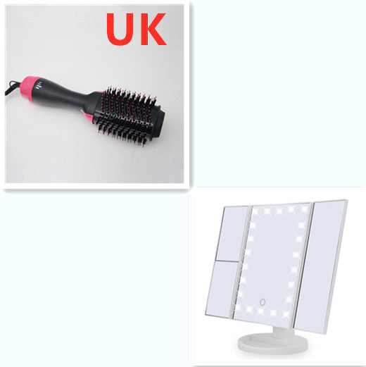Brosse Soufflante Multifonction 3-en-1 – Sèche-Cheveux, Brosse Lissante et Boucleur | Peigne de Coiffage