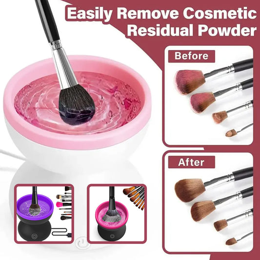 Nettoyeur Électrique de Pinceaux de Maquillage – Melanther