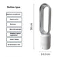 Anion Air Purification Fan Indoor Home Fan-free Blade Air Circulator Touch Screen Button