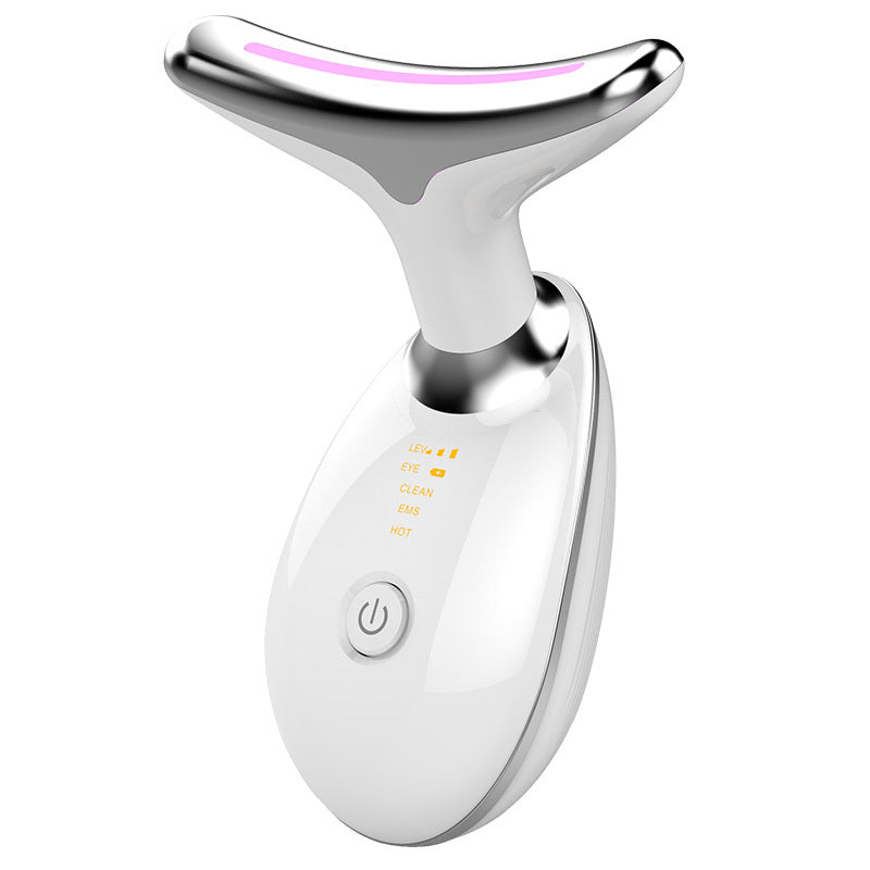 Masseur Électrique Chauffant pour le Cou – EMS, Microcourant, Anti-Rides et Raffermissant