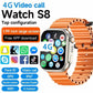 S8 Montre connectée Card, grand écran 1,99 pouces