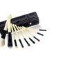 Barrel makeup brush set