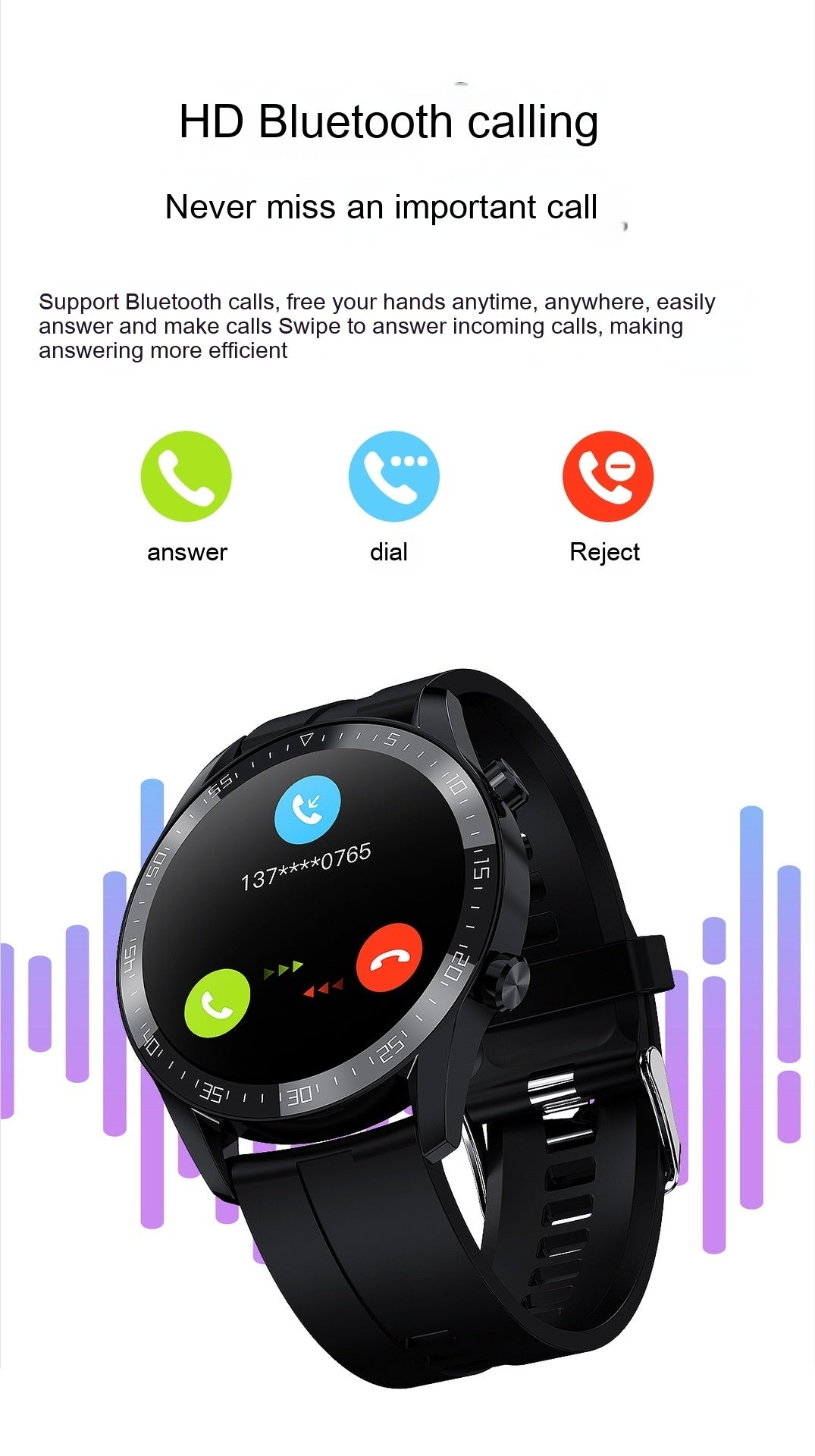 GT2 Smart Watch NFC Contrôle d'accès Bluetooth Sports Surveillance étanche Fréquence cardiaque Commande externe transfrontalière