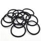 100Pcs Black Elastic Hair Bands Ponytail Holder Head Rope Ties Hats Hair Styling Kids Girl Accessories Scrunchie