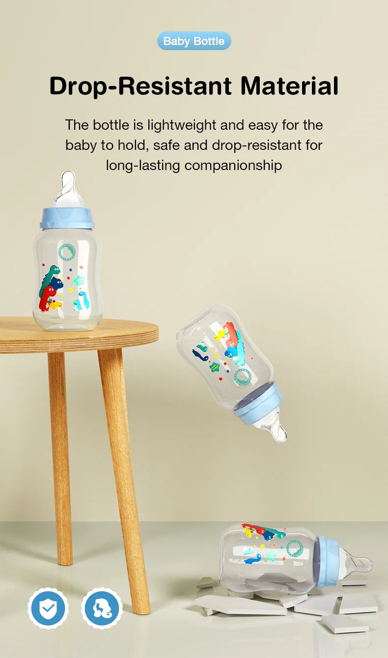 150/240ML Baby PP Bottle with Gravity Ball Newborn Baby Bottle with Handle Milk Bottle Baby Bottles Newborn Feeding Supplies