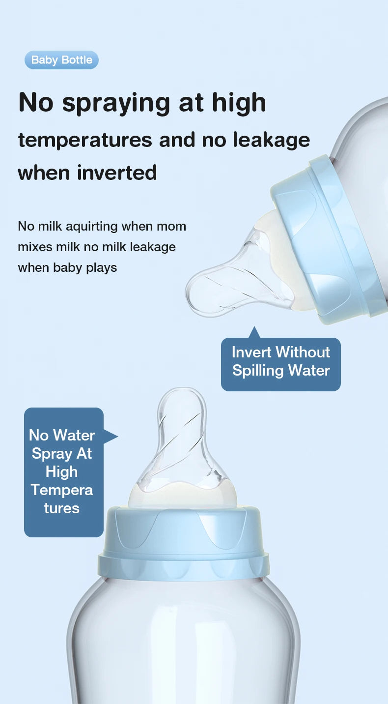 150/240ML Baby PP Bottle with Gravity Ball Newborn Baby Bottle with Handle Milk Bottle Baby Bottles Newborn Feeding Supplies