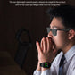 Lunettes Intelligentes avec Caméra, Commande Tactile, Appels Bluetooth, Musique Stéréo, Microphone et Assistant Vocal AI pour Téléphones Android et iOS