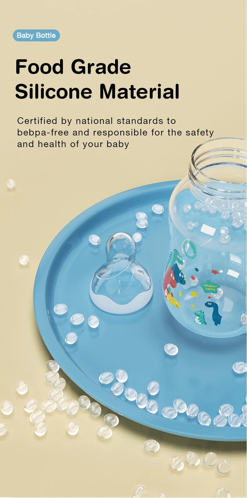 150/240ML Baby PP Bottle with Gravity Ball Newborn Baby Bottle with Handle Milk Bottle Baby Bottles Newborn Feeding Supplies