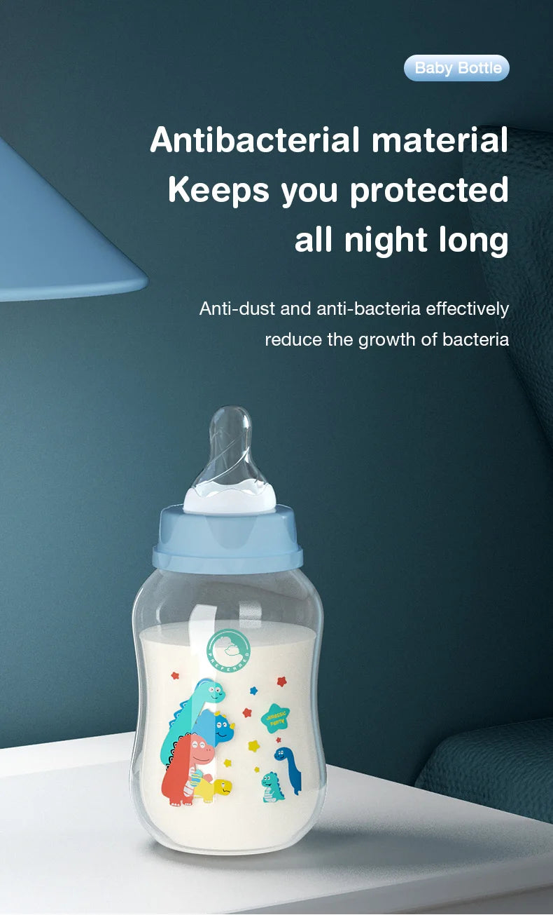 150/240ML Baby PP Bottle with Gravity Ball Newborn Baby Bottle with Handle Milk Bottle Baby Bottles Newborn Feeding Supplies