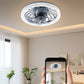 Plafonnier LED 2-en-1 avec Ventilateur Silencieux – Design Moderne et Télécommande