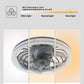 Plafonnier LED 2-en-1 avec Ventilateur Silencieux – Design Moderne et Télécommande