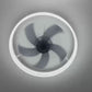 Plafonnier LED 2-en-1 avec Ventilateur Silencieux – Design Moderne et Télécommande