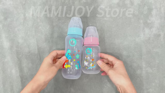 150/240ML Baby PP Bottle with Gravity Ball Newborn Baby Bottle with Handle Milk Bottle Baby Bottles Newborn Feeding Supplies